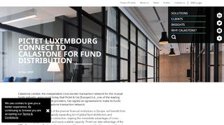 
                            10. Pictet Luxembourg connect to Calastone for fund ...