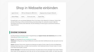 
                            10. Pictrs-Shop in Website einbinden