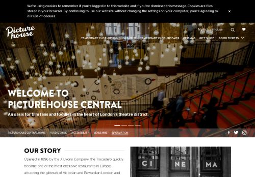 
                            12. Picturehouses - Cinema information for Picturehouse Central