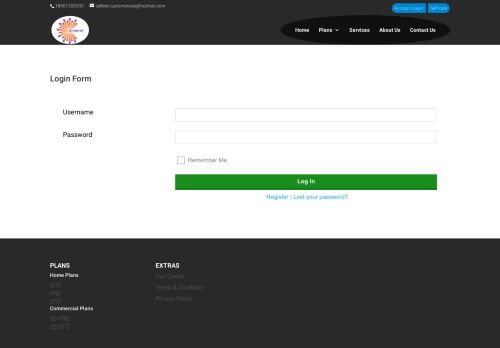 
                            4. Pie Register – Login | SS Fiber Net