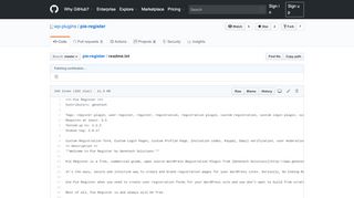 
                            13. pie-register/readme.txt at master · wp-plugins/pie-register · GitHub