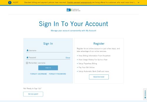 
                            13. Piedmont Natural Gas | Login Page