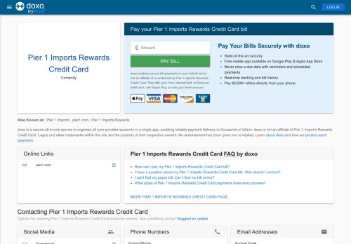 
                            7. Pier 1 Imports Rewards Credit Card: Login, Bill Pay, Customer Service ...