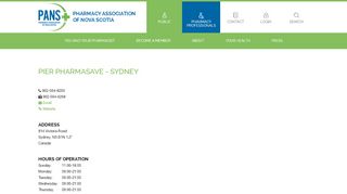 
                            5. Pier Pharmasave - Sydney | Pharmacy Association of Nova Scotia
