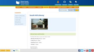 
                            11. Pierce County Library > South Hill Library