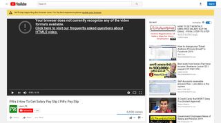 
                            7. Pifra | How To Get Salary Pay Slip | Pifra Pay Slip - YouTube