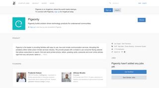 
                            10. Pigeonly Careers, Funding, and Management Team | AngelList