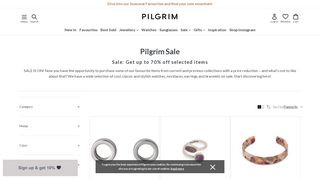 
                            7. Pilgrim Sale. Check out classic and stylish jewellery on sale on ...