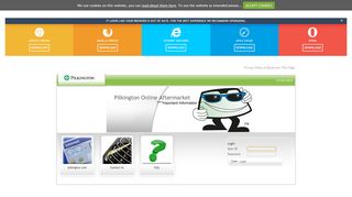 
                            1. Pilkington Online Aftermarket - Login