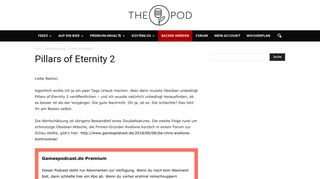 
                            10. Pillars of Eternity 2 | The Pod