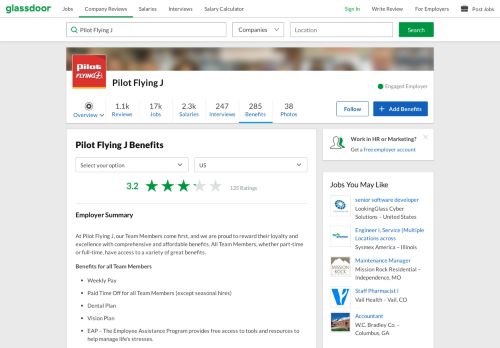 
                            4. Pilot Flying J Employee Benefits and Perks | Glassdoor