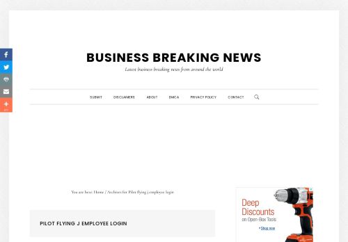 
                            8. Pilot flying j employee login – Tag – Business Breaking News