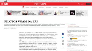 
                            7. PILOTOS VOAM DA FAP - Portugal - Correio da Manhã