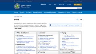 
                            6. Pilots - Federal Aviation Administration