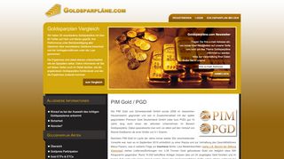 
                            11. PIM Gold / PGD | Goldsparpläne.com – Vergleich von über 60 ...