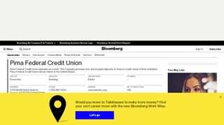 
                            8. Pima Federal Credit Union: Private Company Information - Bloomberg