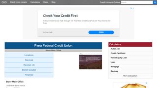 
                            10. Pima Federal Credit Union - Tucson, AZ - Credit Unions Online