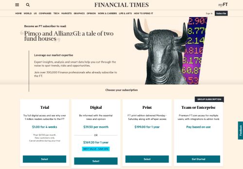 
                            12. Pimco and AllianzGI: a tale of two fund houses | Financial Times