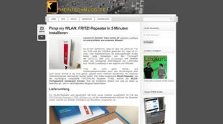 
                            6. Pimp my WLAN: FRITZ!-Repeater in 5 Minuten installieren ...