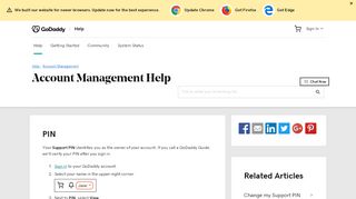
                            1. PIN | Account Management - GoDaddy Help PK