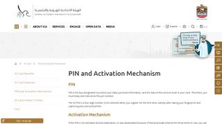 
                            8. PIN and Activation Mechanism - ID Card - Federal Authority For ...