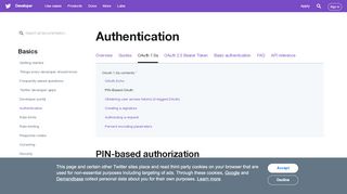 
                            13. PIN-Based OAuth — Twitter Developers