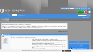 
                            5. Pin im Anmeldebildschirm funktioniert nicht mehr - Windows 10 Forum
