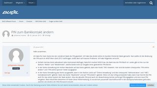 
                            9. PIN zum Bankkontakt ändern - Fragen zu Mein Geld - Buhl Software Forum