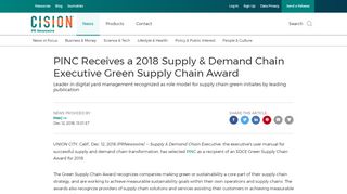 
                            11. PINC Receives a 2018 Supply & Demand Chain Executive ...