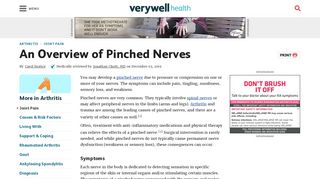 
                            5. Pinched Nerve Symptoms and Treatments - Verywell Health