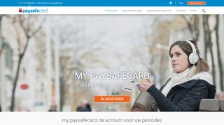 
                            5. Pincodes online beheren met my paysafecard - paysafecard.com