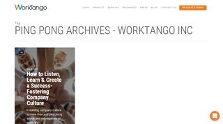 
                            13. ping pong Archives - WorkTango Inc