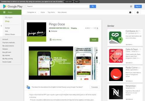 
                            9. Pingo Doce – Aplicações no Google Play