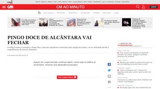 
                            11. PINGO DOCE DE ALCÂNTARA VAI FECHAR - Cm ao Minuto ...