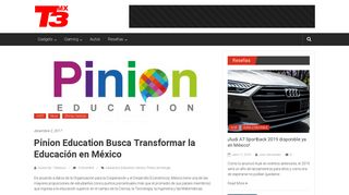 
                            4. Pinion Education Busca Transformar la Educación en México