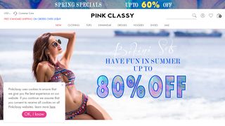 
                            2. Pink Classy: Women's Clothes Online,Tops,Dresses,Shoes & More