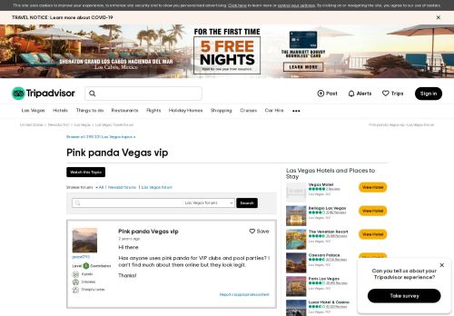 
                            5. Pink panda Vegas vip - Las Vegas Message Board - TripAdvisor