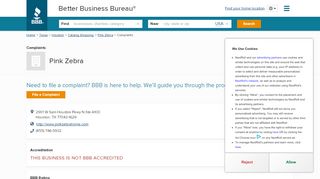 
                            11. Pink Zebra | Complaints | Better Business Bureau® Profile
