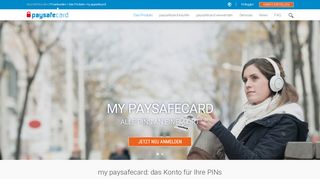 
                            2. PINs online verwalten mit my paysafecard - paysafecard.com