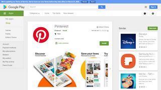 
                            2. Pinterest – Apps bei Google Play