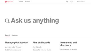 
                            3. Pinterest Help Center