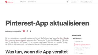 
                            10. Pinterest in einem Webbrowser für Mobilgeräte verwenden | Pinterest ...