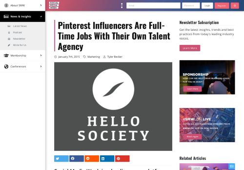 
                            11. Pinterest Influencers Are Full-Time Jobs With Their Own Talent Agency