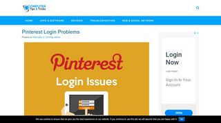 
                            4. Pinterest Login Problems | Computer Tips and Tricks