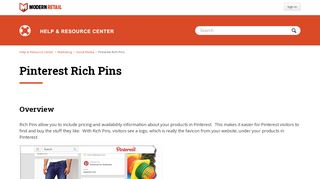 
                            12. Pinterest Rich Pins – Help & Resource Center