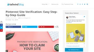 
                            8. Pinterest Site Verification: Easy Step-by-Step Guide - Tailwind Blog