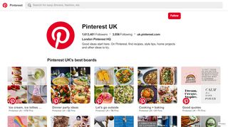 
                            9. Pinterest UK (PinterestUK) on Pinterest