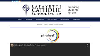 
                            8. Pinwheel - Adding Calendars To Your Account | Lafayette Catholic ...