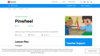 
                            6. Pinwheel - Early Simple Machines - Lesson Plans - LEGO Education