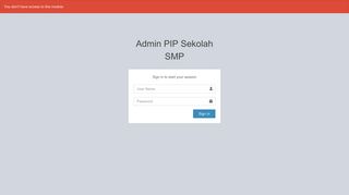 
                            1. PIP SMP Admin Sekolah | Log in